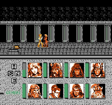 Advanced Dungeons & Dragons - Heroes of the Lance (USA) screen shot game playing